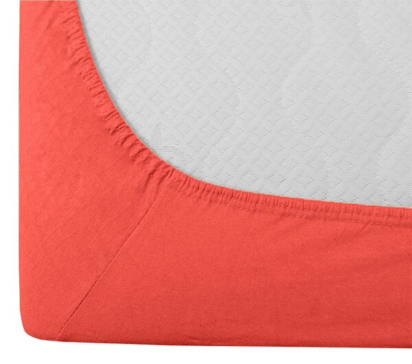 Jersey plahta EXCLUSIVE narančasta 90 x 200 cm