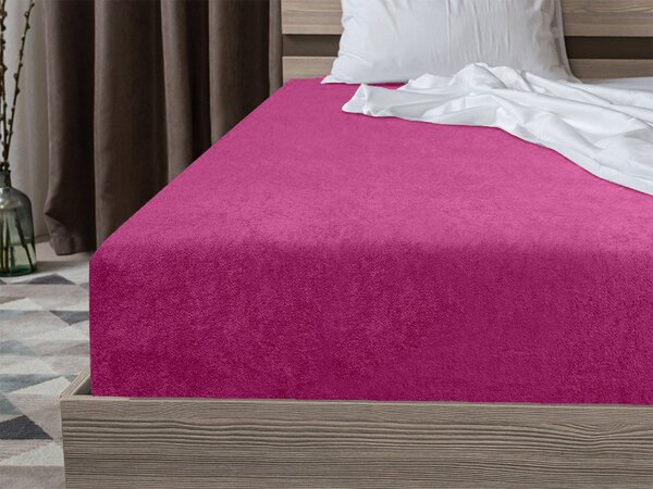 Frotirna plahta EXCLUSIVE purpurna 90 x 200 cm