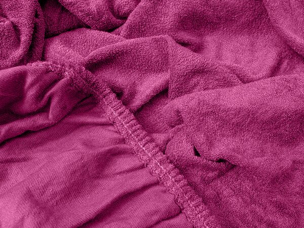 Frotirna plahta EXCLUSIVE purpurna 90 x 200 cm
