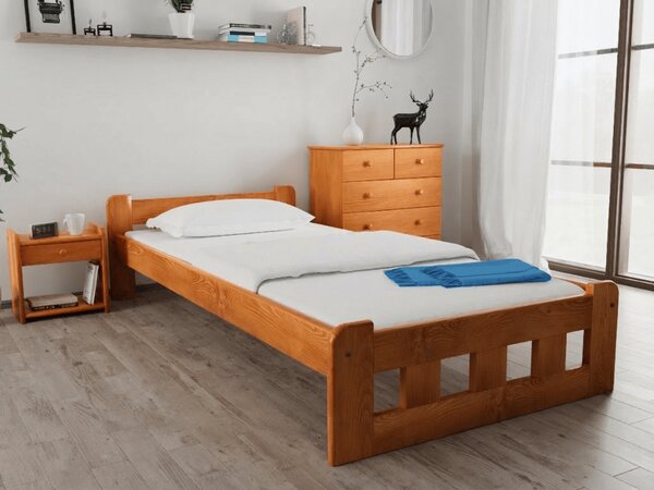Krevet Naomi povišen 90 x 200 cm, joha Podnica: Sa lameliranom podnicom, Madrac: Madrac Deluxe 10 cm