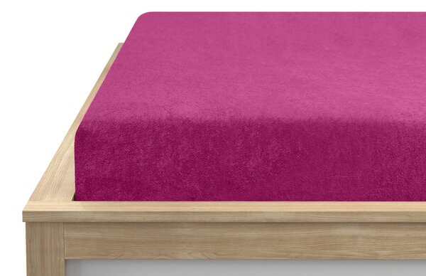 Frotirna plahta EXCLUSIVE purpurna 90 x 200 cm