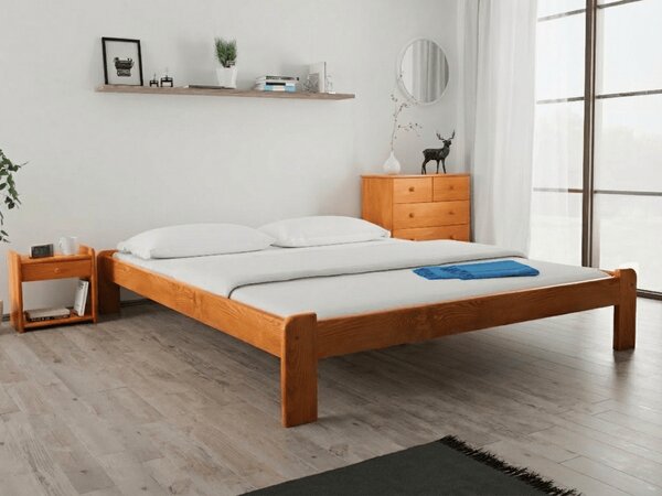 Krevet ADA 140 x 200 cm, joha Podnica: Sa podnicom od letvi, Madrac: Madrac Coco Maxi 20 cm
