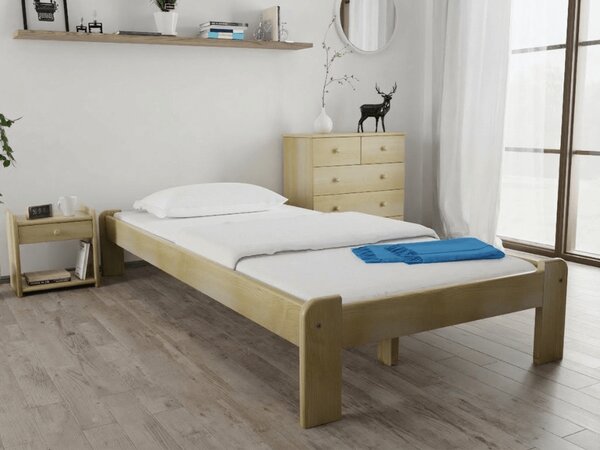 Krevet ADA 80 x 200 cm, borovo drvo Podnica: Sa lameliranom podnicom, Madrac: Bez madraca