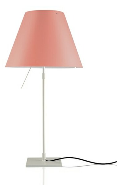 Stolne Lampa Luceplan, Ružičasta ruža, Dnevna soba, Aluminij