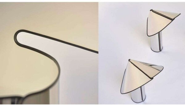Stolne Lampa FLOS, prigušiv, Metalik, Dnevna soba, Metal