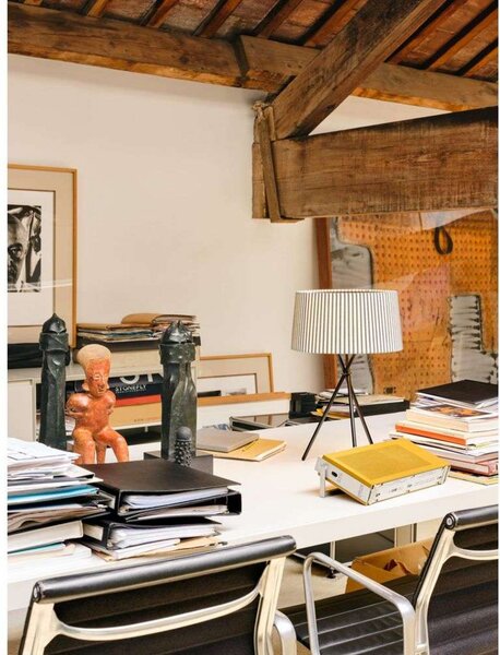 Stolne Lampa Santa & Cole, prigušiv, Crno, Dnevna soba, Metal