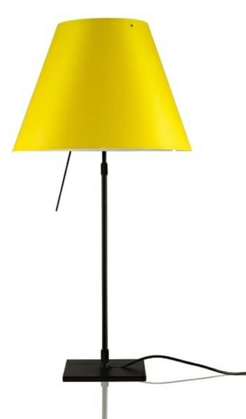 Stolne Lampa Luceplan, prigušiv, Žuta, Dnevna soba, Aluminij