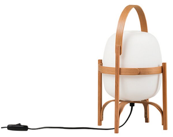 Stolne Lampa Santa & Cole, prigušiv, Bijela, Dnevna soba, Staklo