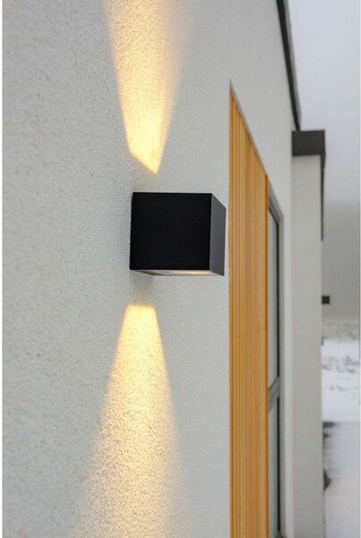 Vanjske Svjetiljka ANTIDARK, prigušiv, Crno, Terasa, Aluminij