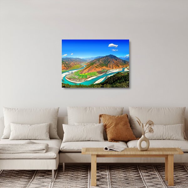 Staklena slika - rijeka Yangtze (70x50 cm)