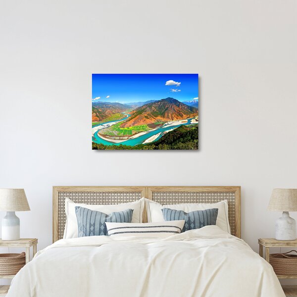 Staklena slika - rijeka Yangtze (70x50 cm)