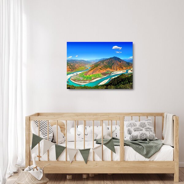Staklena slika - rijeka Yangtze (70x50 cm)