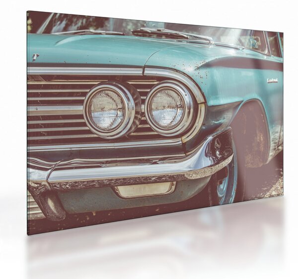 Staklena slika - Auto, vintage (70x50 cm)
