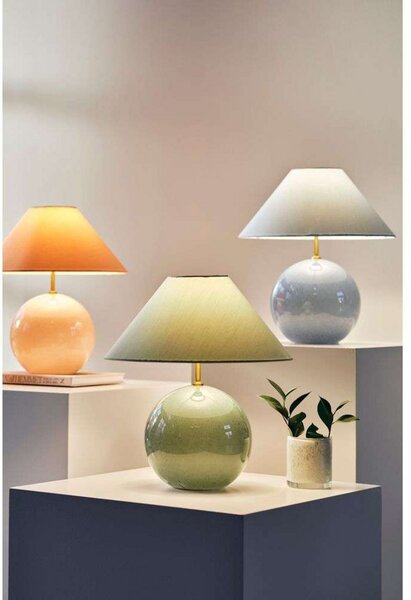 Stolne Lampa Globen Lighting, Plava, Dnevna soba, Staklo