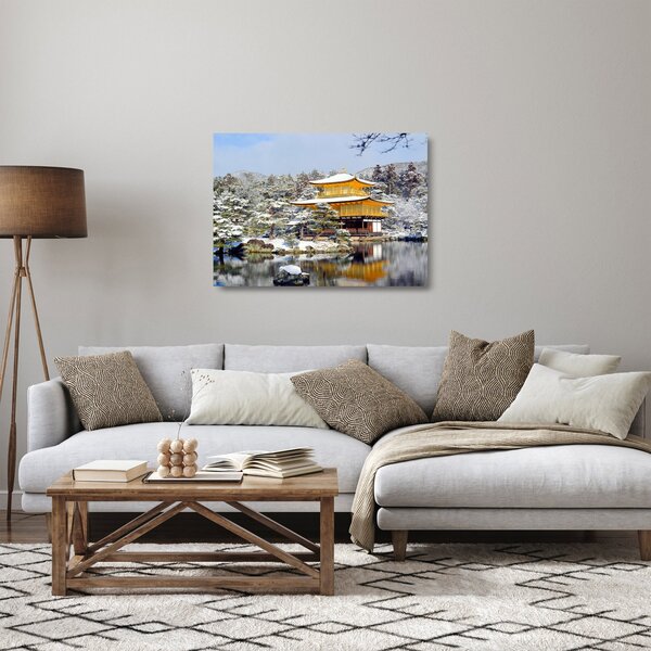 Staklena slika - Kinkakuji, Japan (70x50 cm)