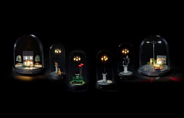 Stolne Lampa SELETTI, Višebojno, Dnevna soba, Staklo