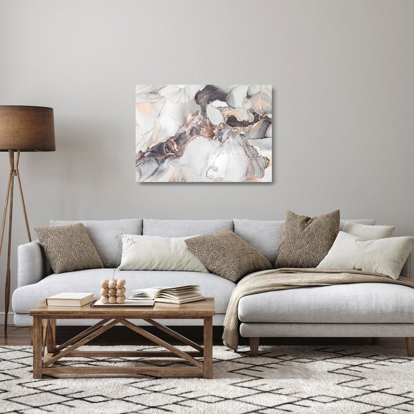 Staklena slika - Imitacija mramora (70x50 cm)