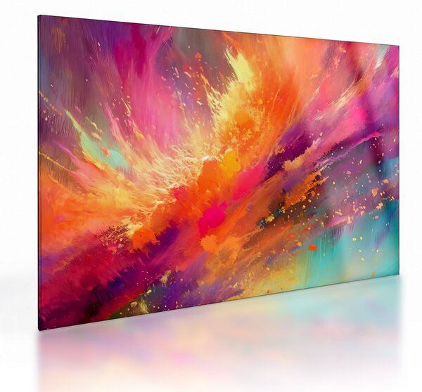 Staklena slika - Dinamička apstrakcija (70x50 cm)