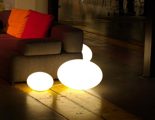 Stolna lampa Eggy Pop In, Ø 32 cm, bijela - CPH Lighting