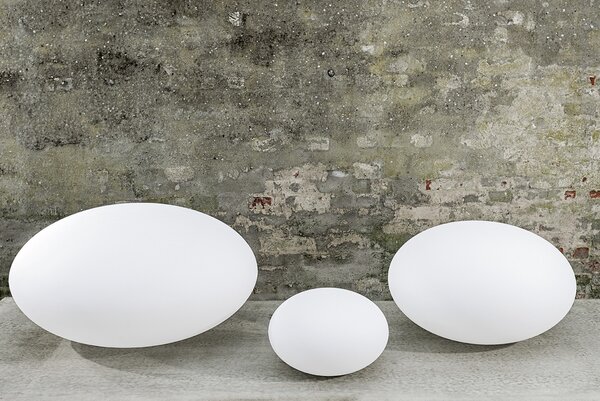 Stolna lampa Eggy Pop In, Ø 32 cm, bijela - CPH Lighting