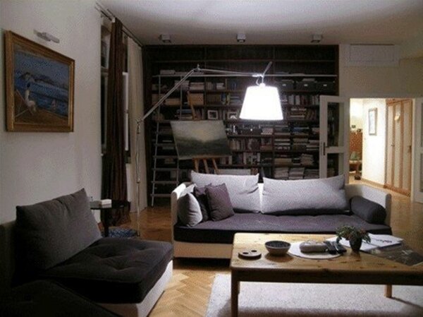 Podne Lampa Artemide, Bež, Dnevna soba, Aluminij