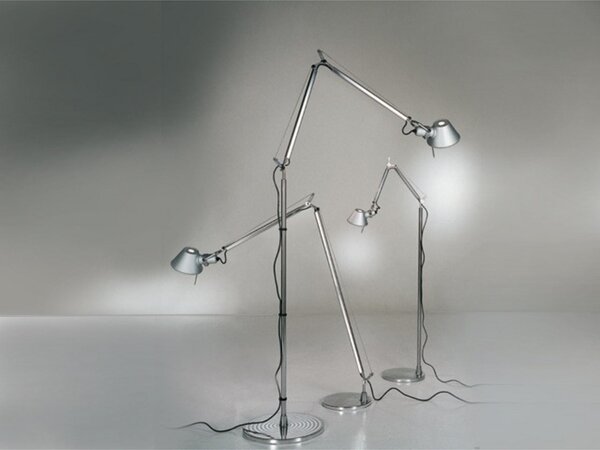 Podne Lampa Artemide, Metalik, Dnevna soba, Aluminij, Dizajn