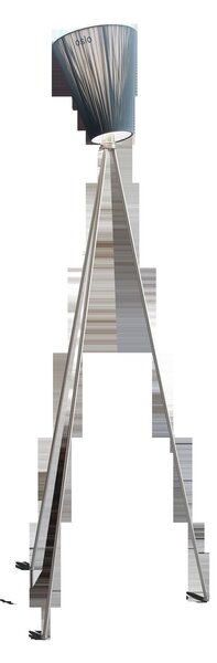 Podne Lampa Northern, prigušiv, Bež, Dnevna soba, Metal