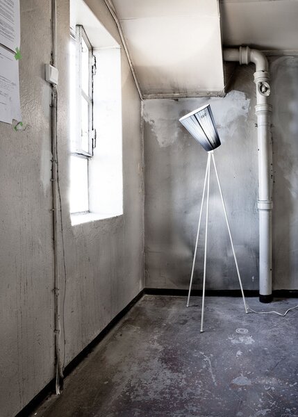 Podne Lampa Northern, prigušiv, Bež, Dnevna soba, Metal