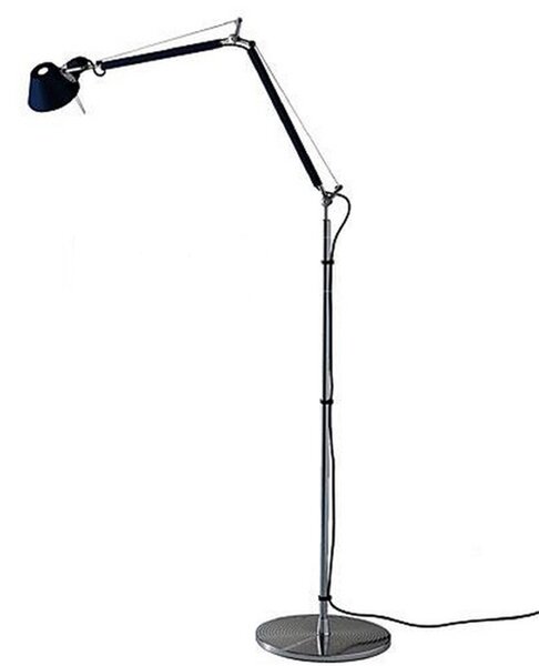Podne Lampa Artemide, Crno, Dnevna soba, Aluminij