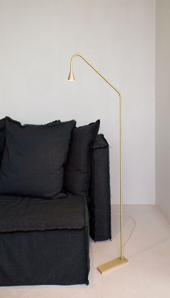 Podne Lampa Trizo21, Zlato / mjed, Dnevna soba, Mjed