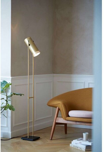 Podne Lampa Warm Nordic, Trombone, Zlato / mjed, Dnevna soba, Metal, Dizajn