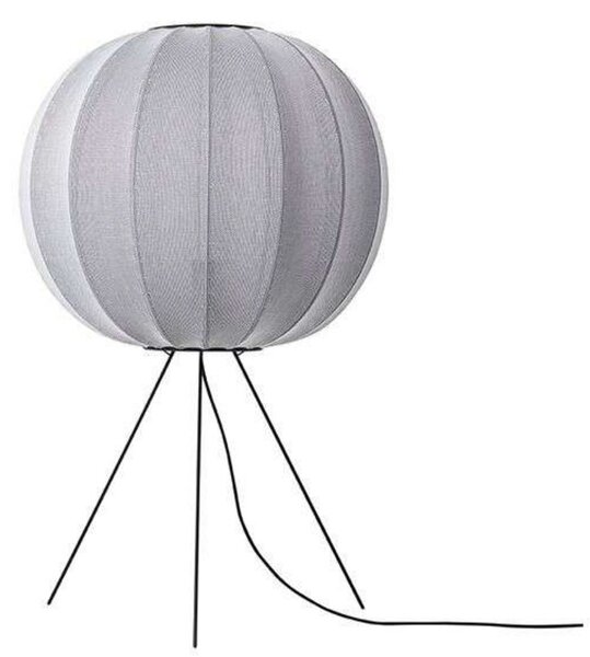 Knit-Wit 60 Round Podna lampa Medium Srebro - Made By Hand