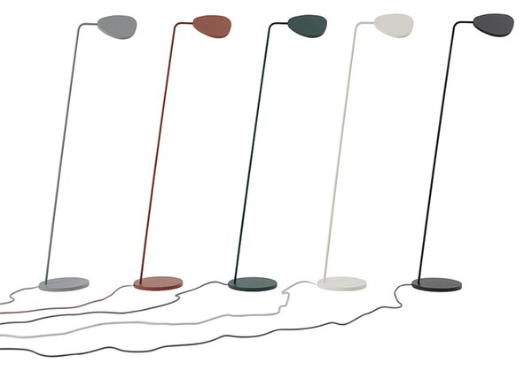Podne Lampa Muuto, prigušiv, Smeđa / hrđa, Dnevna soba, Aluminij