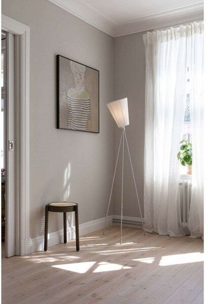 Oslo Drvo Podna lampa Light Siva/Crna - Northern