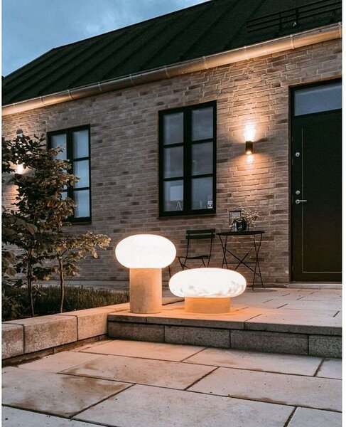 Podne Lampa Globen Lighting, Sivo, Dnevna soba, Plastika