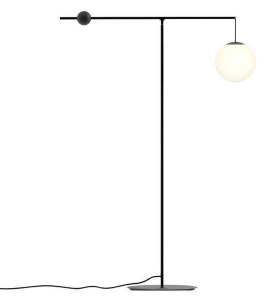 Podne Lampa Luceplan, Crno, Dnevna soba, Metal