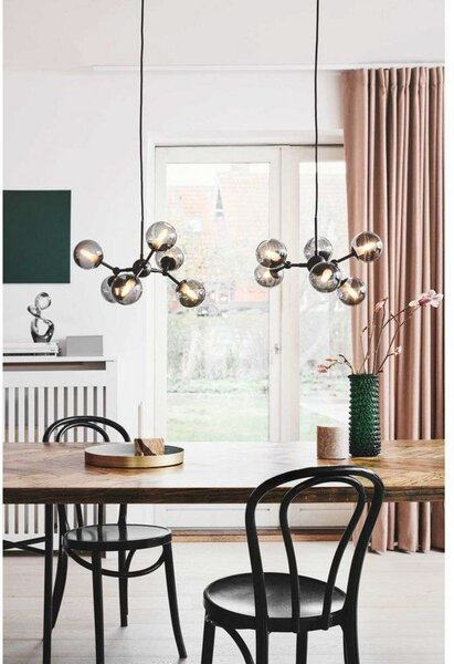 Viseće Svjetiljka Halo Design, Sivo, Blagovaonica, Staklo