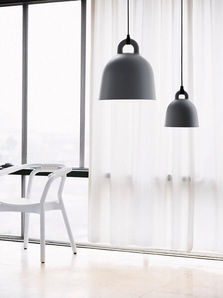 Viseće Svjetiljka Normann Copenhagen, Sivo, Dnevna soba, Aluminij