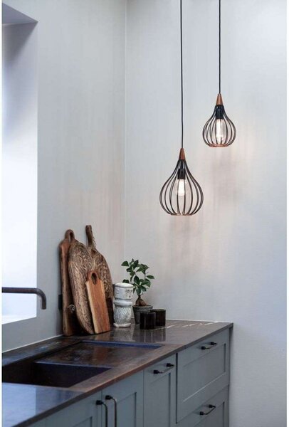 Viseće Svjetiljka Halo Design, Crno, Dnevna soba, Metal