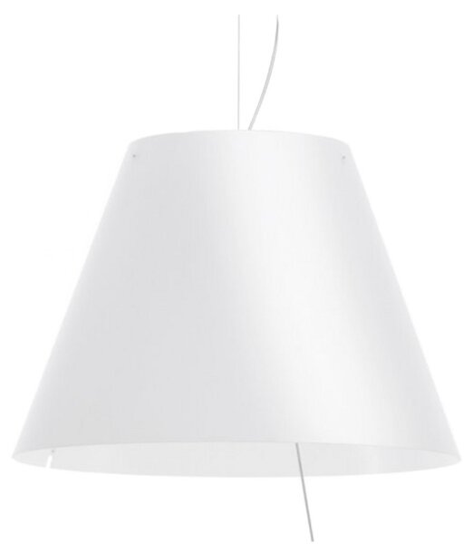 Viseće Svjetiljka Luceplan, prigušiv, Bijela, Blagovaonica, Aluminij
