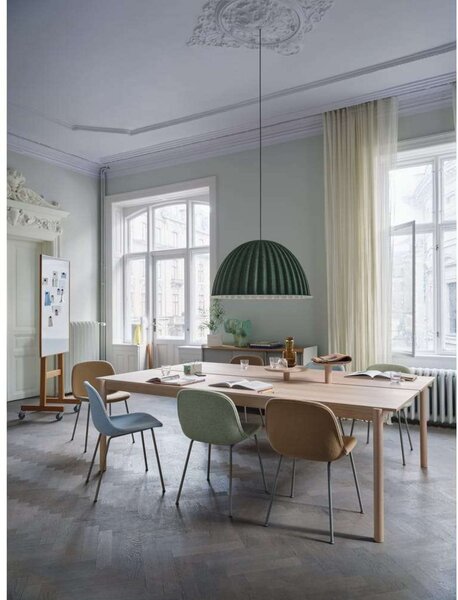 Viseće Svjetiljka Muuto, prigušiv, Crno, Blagovaonica, Tkanina / tekstil