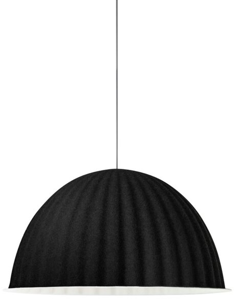 Viseće Svjetiljka Muuto, prigušiv, Crno, Blagovaonica, Tkanina / tekstil