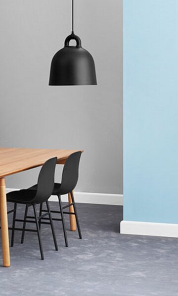 Viseće Svjetiljka Normann Copenhagen, Crno, Dnevna soba, Aluminij