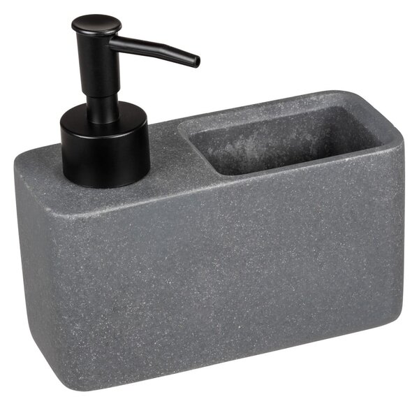 Sivi dozator za sapun od poliresina 0,15 l Woya - Wenko