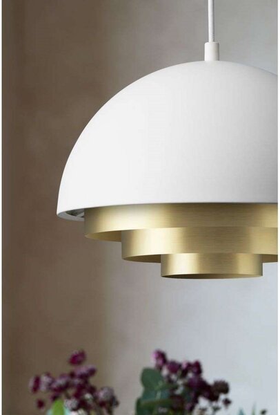 Viseće Svjetiljka Warm Nordic, Milieu Colour Mini, prigušiv, Bijela, Dnevna soba, Metal, Skandinavski