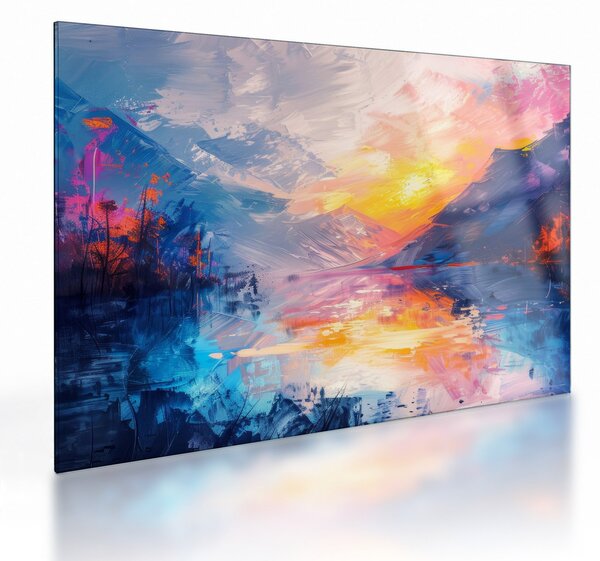 Staklena slika - Slikanje pejzaža (70x50 cm)