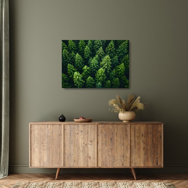 Staklena slika - Šuma (70x50 cm)