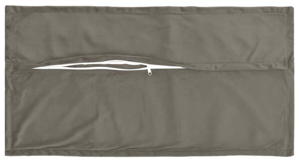 Presvlaka za jastuk 12 pcs HOUTEN Svjetlosiva 40 x 80 cm Baršun - Svjetlosiva 40 x 80 cm 12