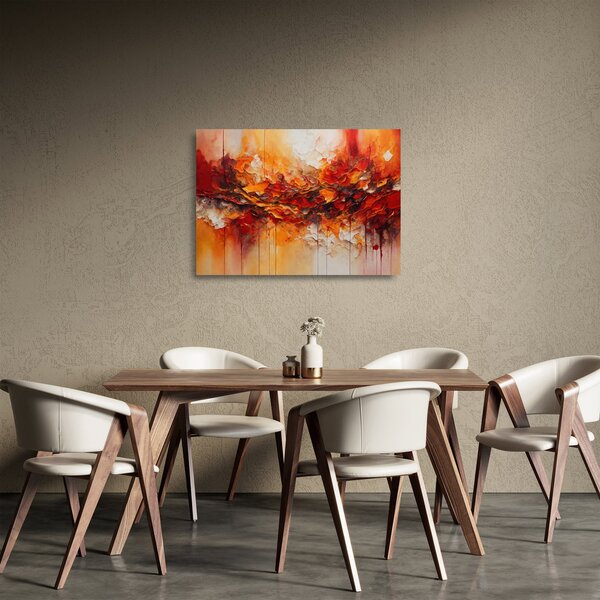 Staklena slika - Apstrakcija (70x50 cm)