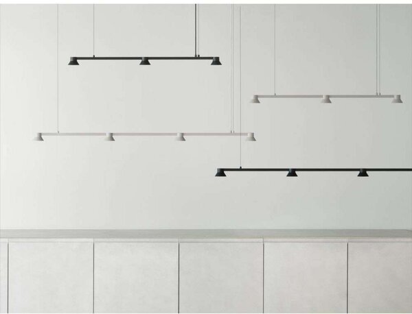 Viseće Svjetiljka Normann Copenhagen, prigušiv, Sivo, Blagovaonica, Aluminij